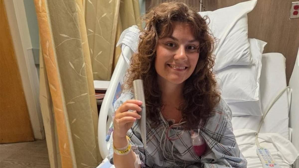 Glamorous lifeguard impaled by beach umbrella speaks out from hospital to relive freak accident