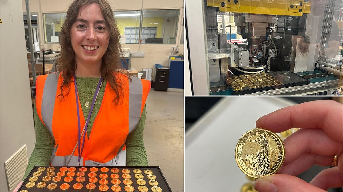 Should you buy gold coins from the Royal Mint to beat tax? HELEN KIRRANE visits its home in Wales