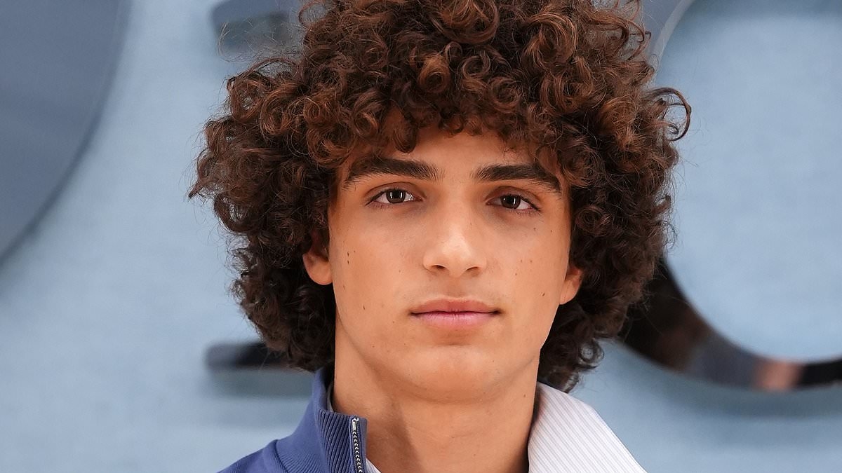 Hollywood A-lister's nepo baby son, 16, makes his red carpet debut at fashion show... can you guess who?
