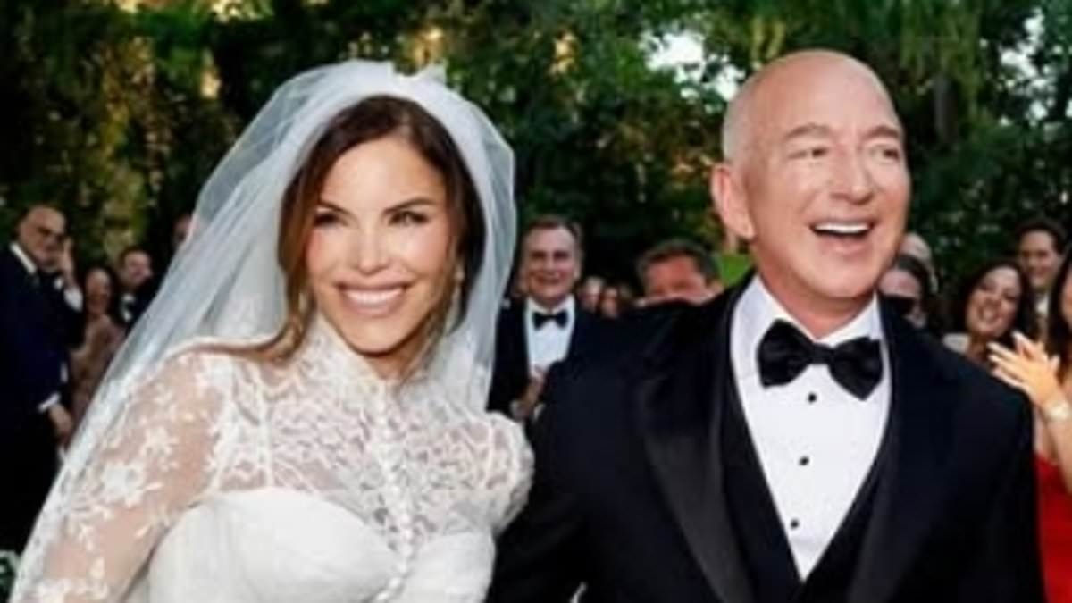 Lauren Sanchez channels her conservative side as she embraces old-fashioned wedding traditions