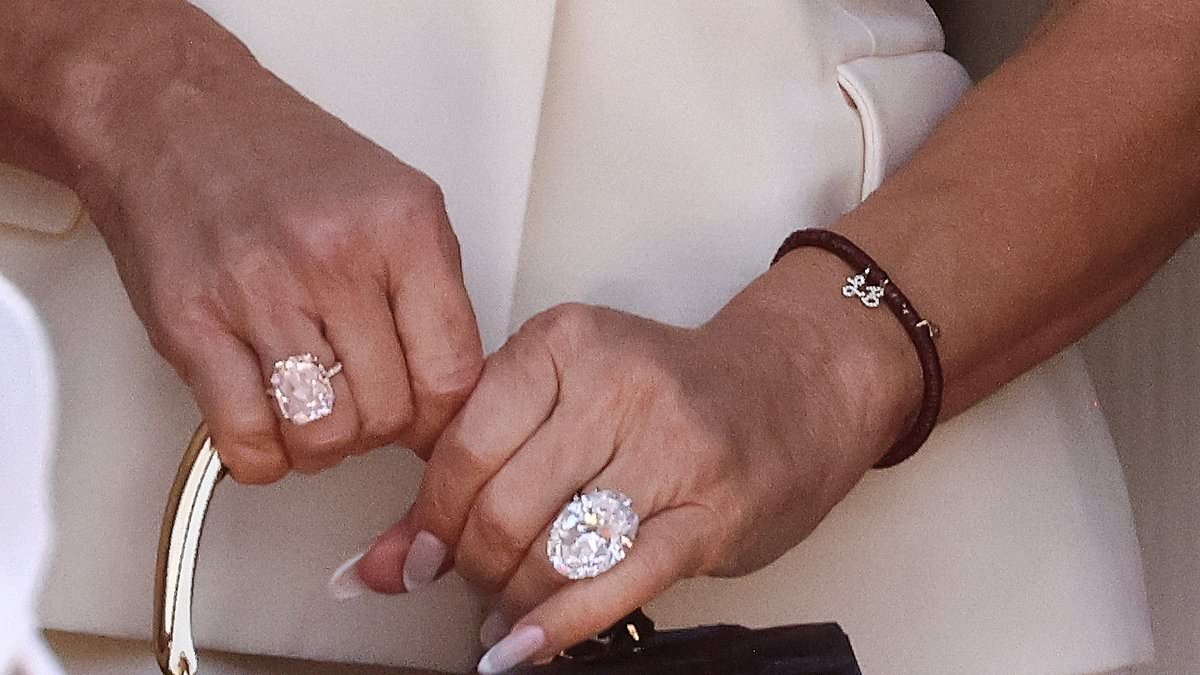 EXCLUSIVE Bank-breaking cost of Lauren Sanchez's SECOND diamond ring debuted during lavish wedding