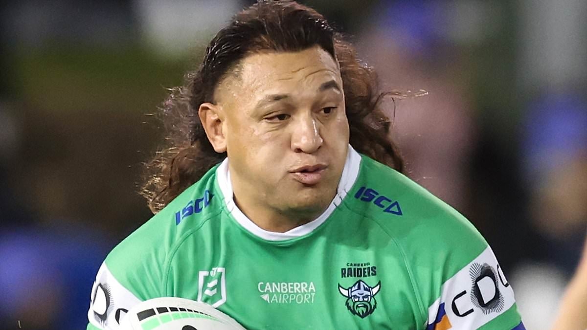 Footy star Josh Papalii misses birth of his son as Raiders march to top of NRL ladder - 'unbelievable sacrifice'