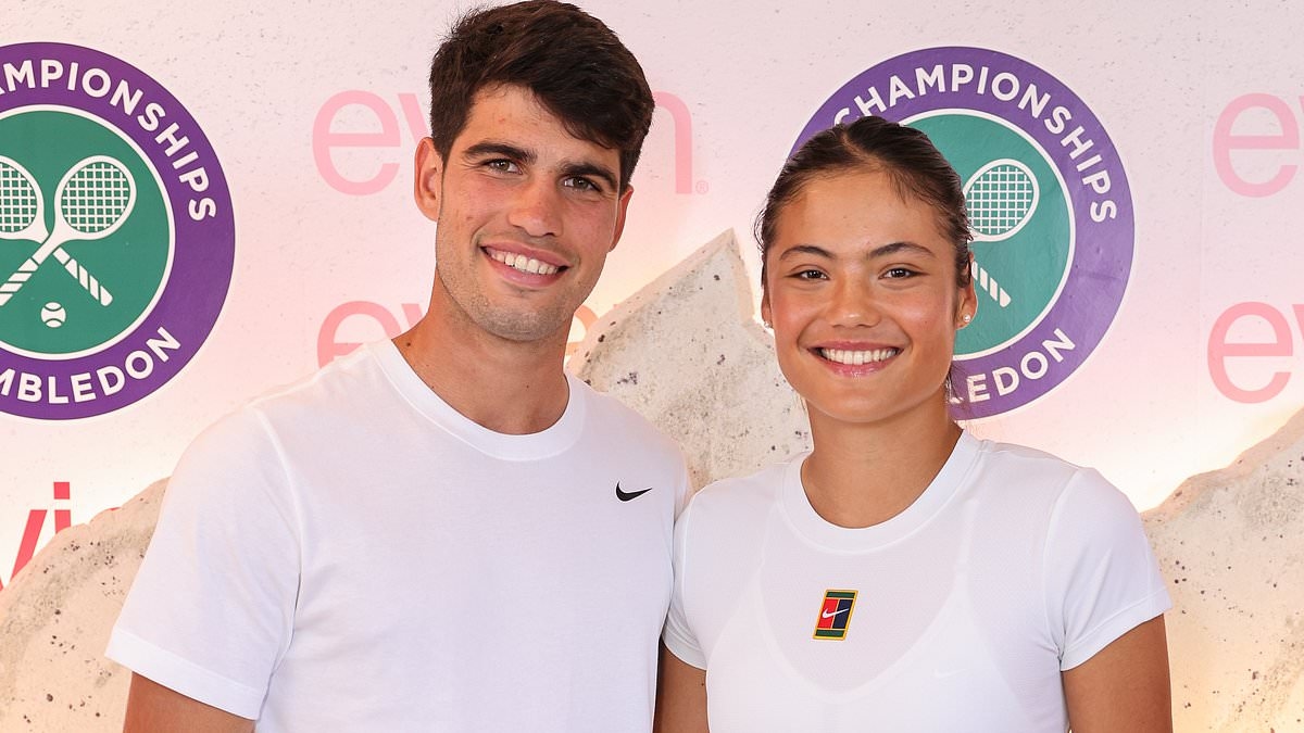 Her gran says he's not good enough for her, but here are the clues that British tennis star Emma Raducanu and Wimbledon champion Carlos Alcaraz are a perfect pairing