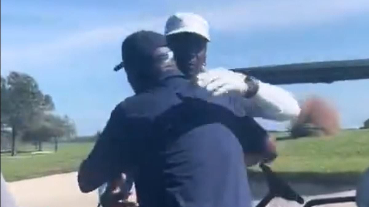 Michael Jordan brutally mocks NFL legend Lawrence Taylor in hilarious clip of NBA icon playing golf