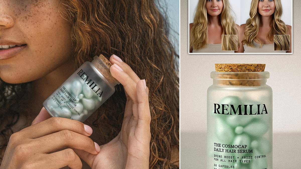 Frizzy hair is no match for the serum that leaves hair 'silky and shiny' after just one use - and you can get a bottle FREE with our code