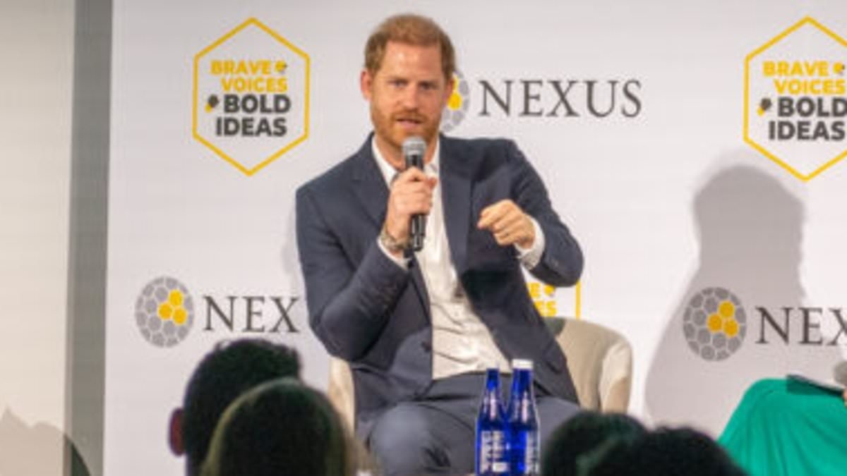Prince Harry says Meghan 'was most trolled person in the world' and vows royal couple will 'continue to live their life by truth' in surprise New York appearance