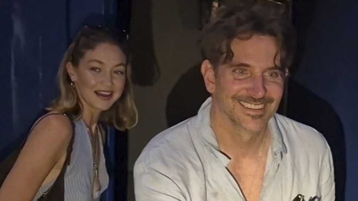 Bradley Cooper and girlfriend Gigi Hadid look happier than ever as they're greeted by fans after romantic date night in Paris
