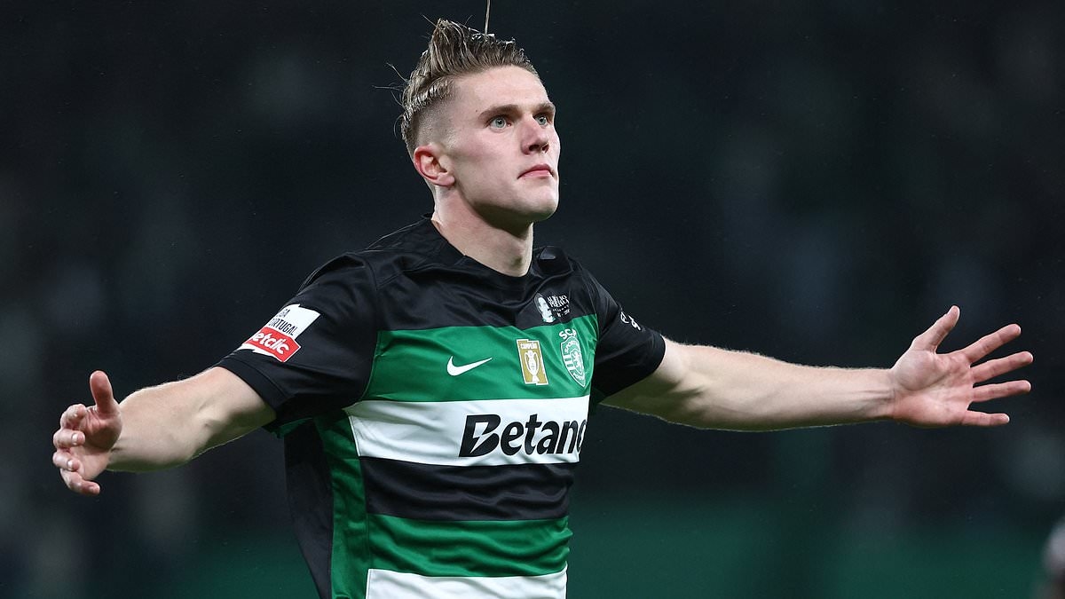 Arsenal and Man United 'given boost in pursuit of Sporting striker Viktor Gyokeres as Portuguese club grant wantaway star extended break'