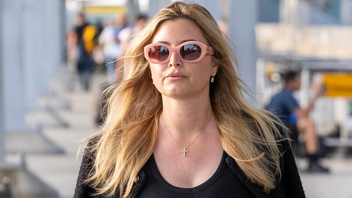 Holly Valance is seen for the first time without her wedding ring after split from billionaire Nick Candy after 13-year marriage