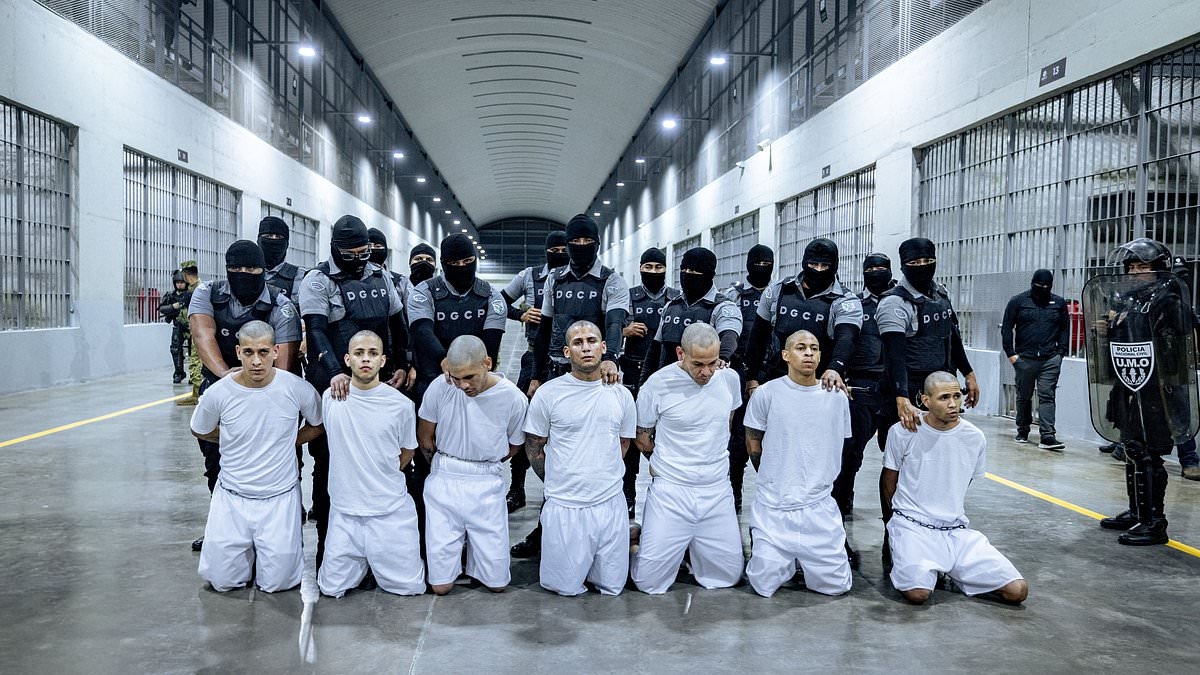 El Salvador threatens to send its violent gangsters to France after Paris Fashion Week criticised the country's mega-prisons