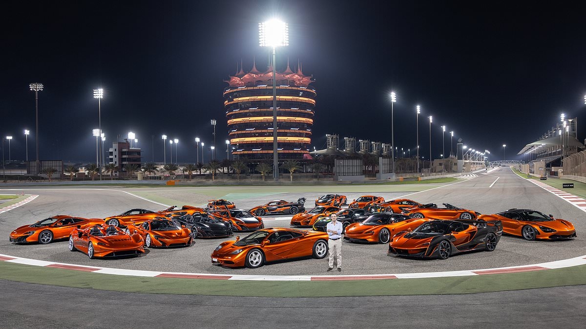 Collection of 20 barely used McLaren supercars amassed by F1 team's late co-owner Mansour Ojjeh for sale