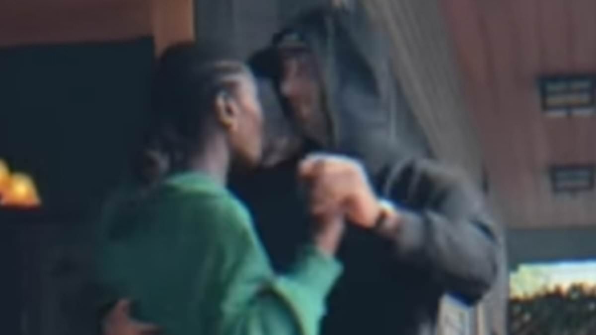 AJ Odudu dances with her mystery fiancé as she shares a glimpse of her summer of love - days after announcing shock engagement