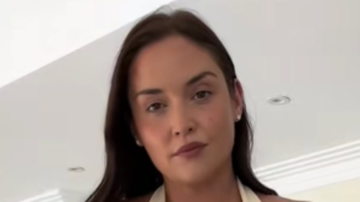 Jacqueline Jossa showcases her slender frame in a rare TikTok video as she gives an update on her continuing financial issue with InTheStyle