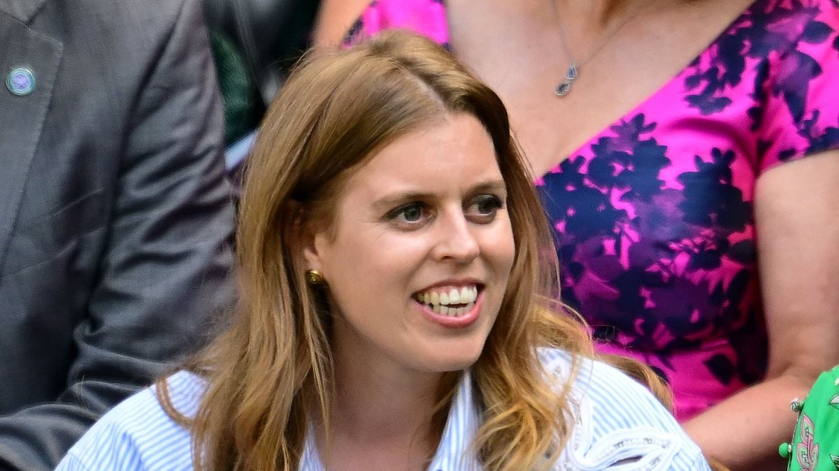 Sarah Ferguson makes her first Wimbledon appearance in more than 20 years as she joins Princess Beatrice in the royal box