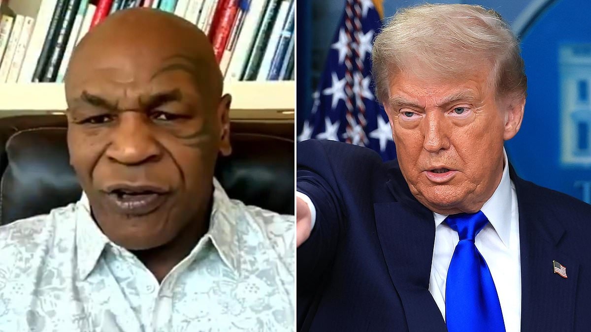 Mike Tyson makes desperate drugs plea to Donald Trump on live TV and claims he 'couldn't live' without cannabis