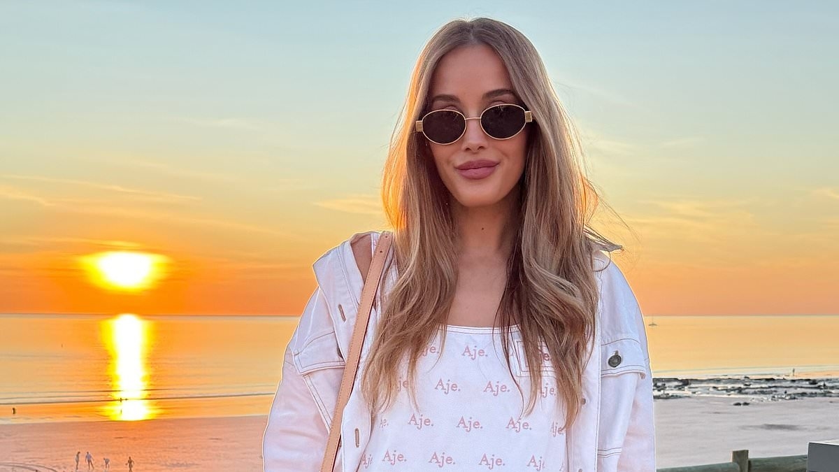 Bec Judd strips down to skimpy bikini as she escapes Melbourne winter in Broome - after revealing cosmetic procedure to look like Kris Jenner