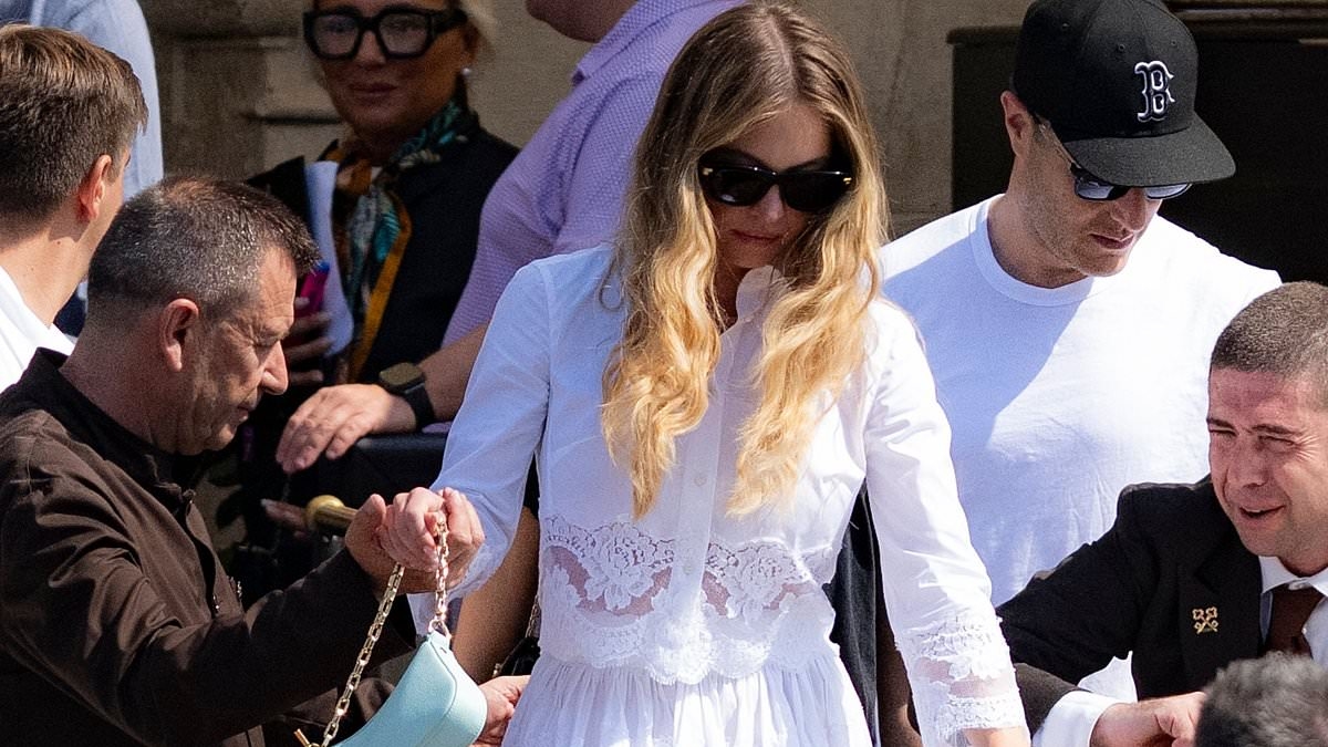 Sydney Sweeney and Kylie Jenner just wore this summer's most talked-about dress trend - as they step out in Venice for the Bezoz-Sanchez wedding
