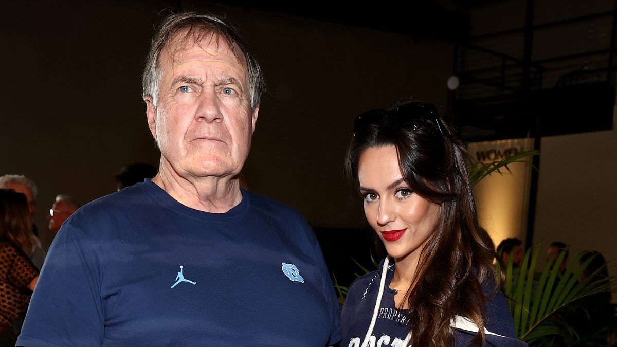 Loved-up Jordon Hudson posts cryptic Instagram story with Bill Belichick amid bitter feud with his ex