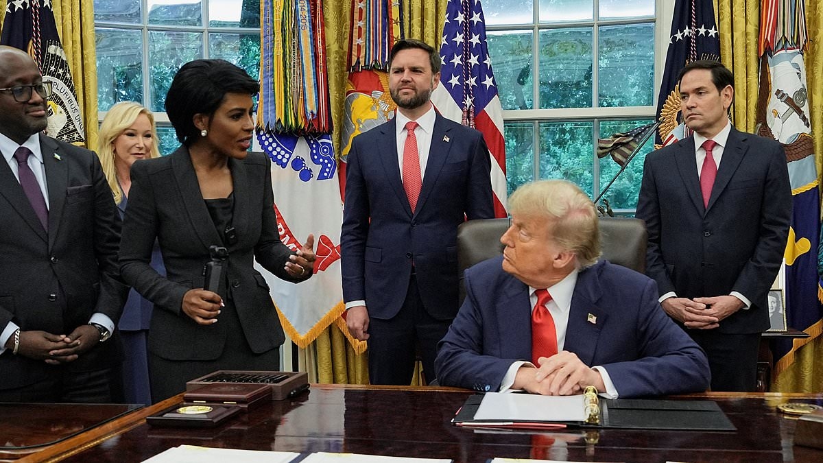 The stunning Angolan reporter whose beauty left Trump speechless in the Oval Office