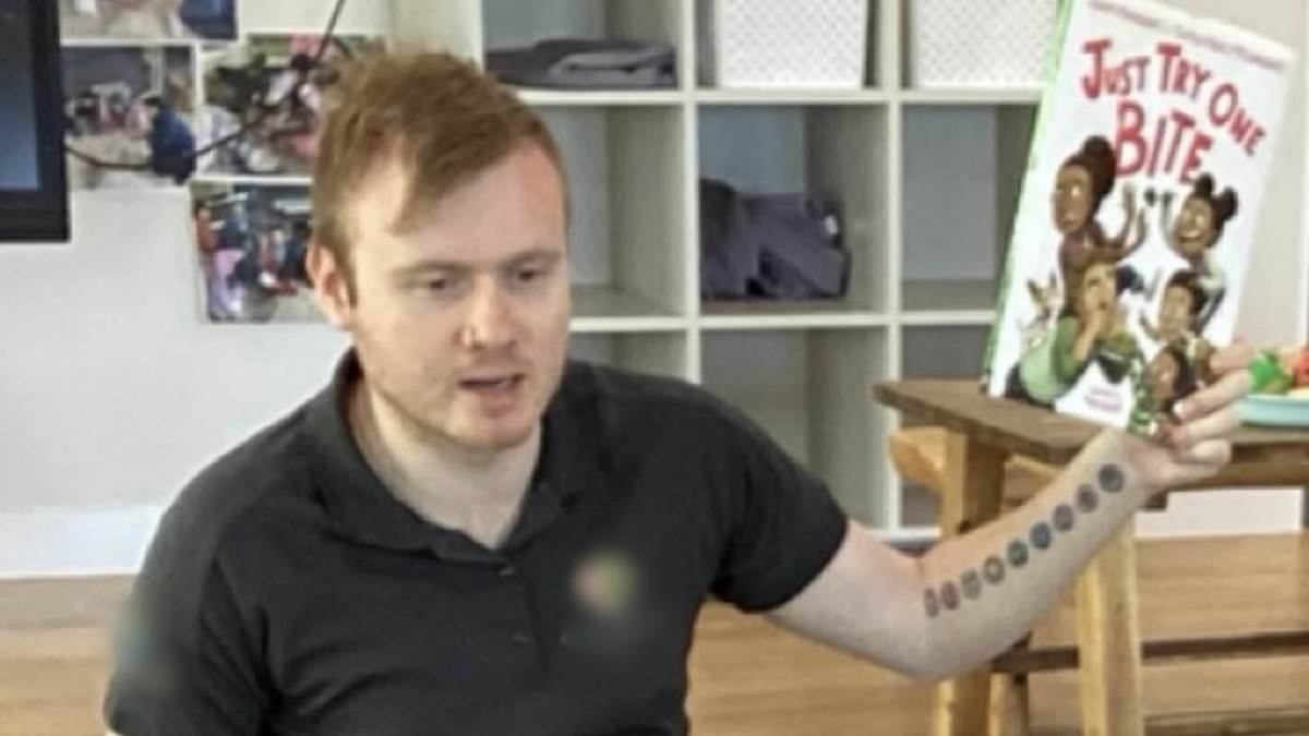 Daycare worker Joshua Brown is unmasked after being charged with more than 70 child sex offences - as new details emerge