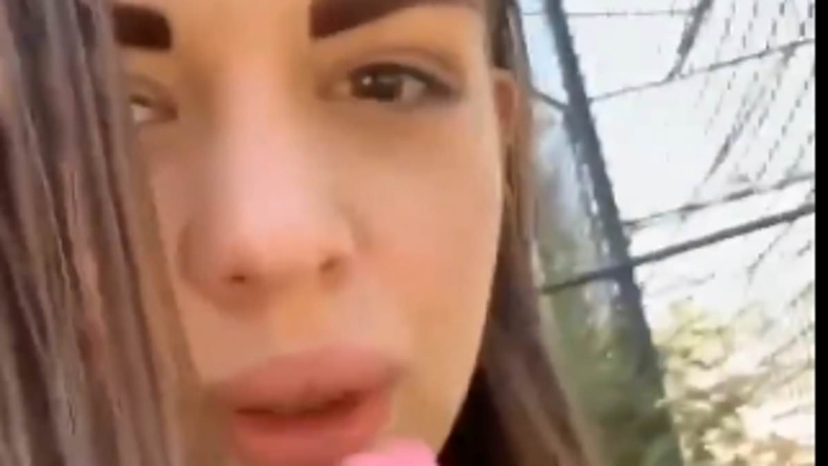 Russian boxer sparks fury after giving orangutan vape - before endangered ape reacts with 'disturbing behaviour'