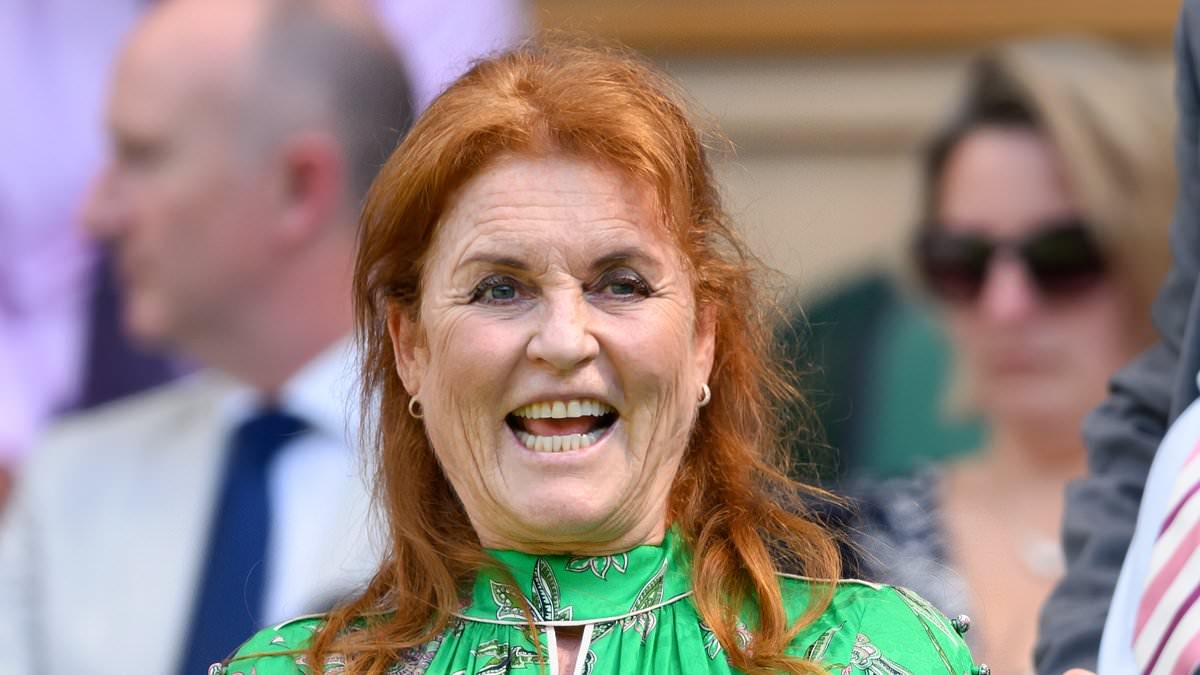 Fergie's a return hit! As the Duchess of York makes her first appearance at Wimbledon in 25 years, how the royal sat courtside with Princess Diana - before returning to watch Venus and Serena
