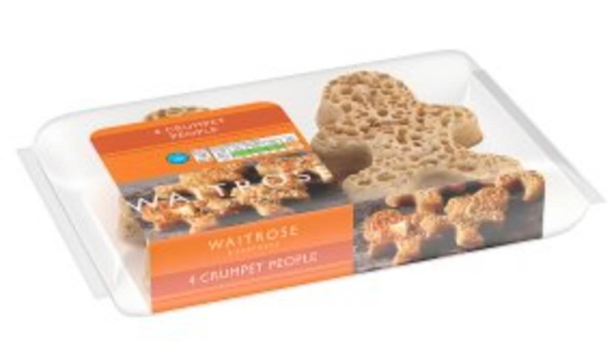 Waitrose accused of 'ridiculous virtue-signalling' after starting to sell gender-neutral CRUMPETS in store