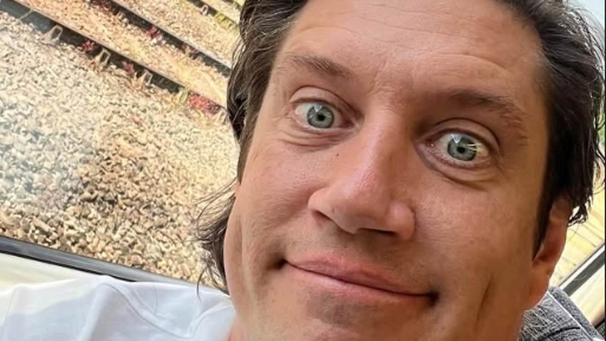 Radio stations thrown into chaos and scramble to find last minute stand-ins as both Vernon Kay and Ken Bruce miss their shows in a 'freak twist' after getting 'trapped' on broken down train