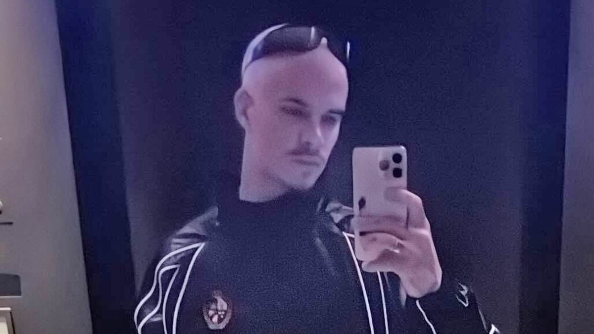 Romeo Beckham channels father David's noughties style as he rocks a blond buzzcut in new snap
