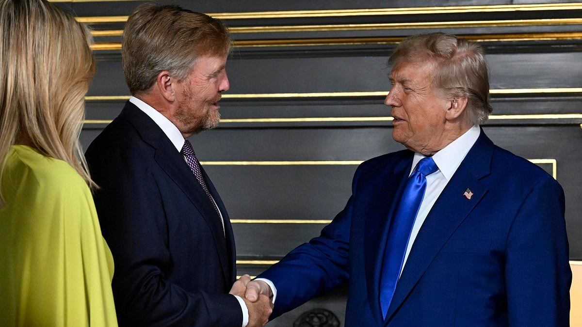 Dutch king now accused of 'power move' in Trump meeting after Queen denies she mocked his voice