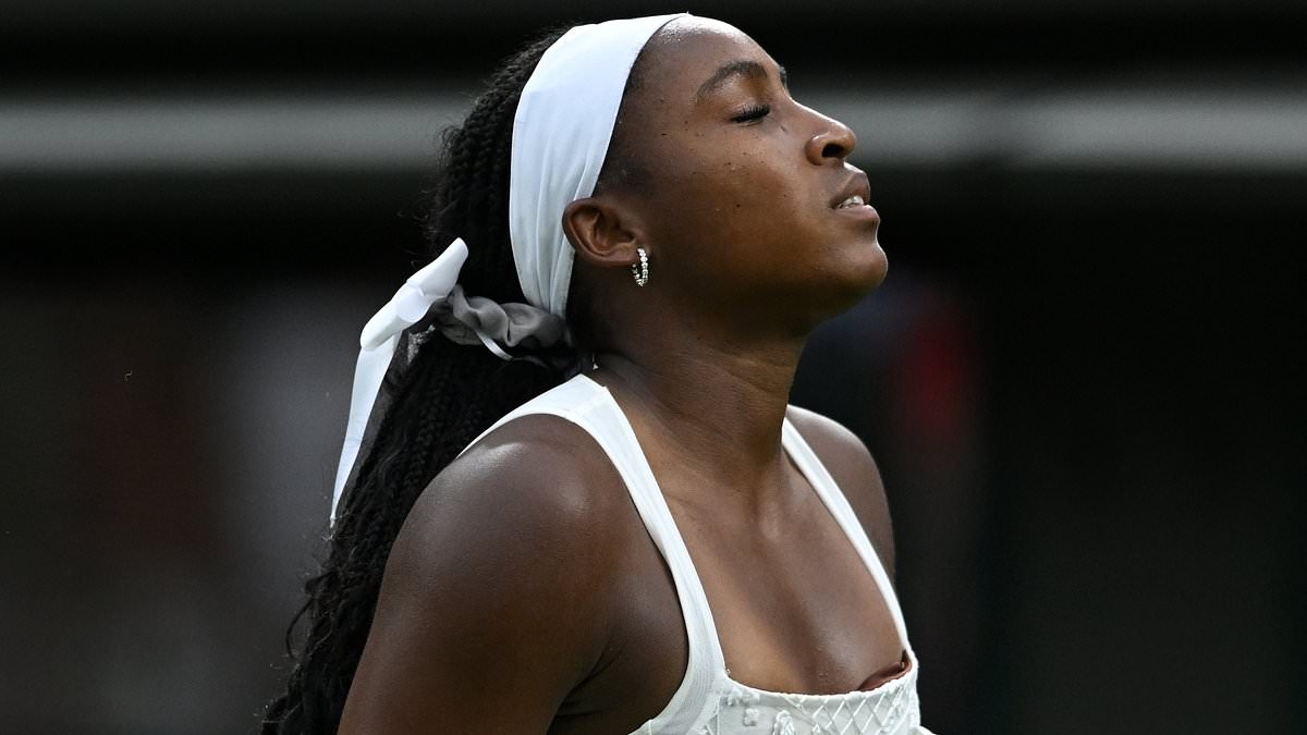 BREAKING NEWS Coco Gauff is OUT of Wimbledon after shock first-round upset by unseeded Ukrainian Dayana Yastremska