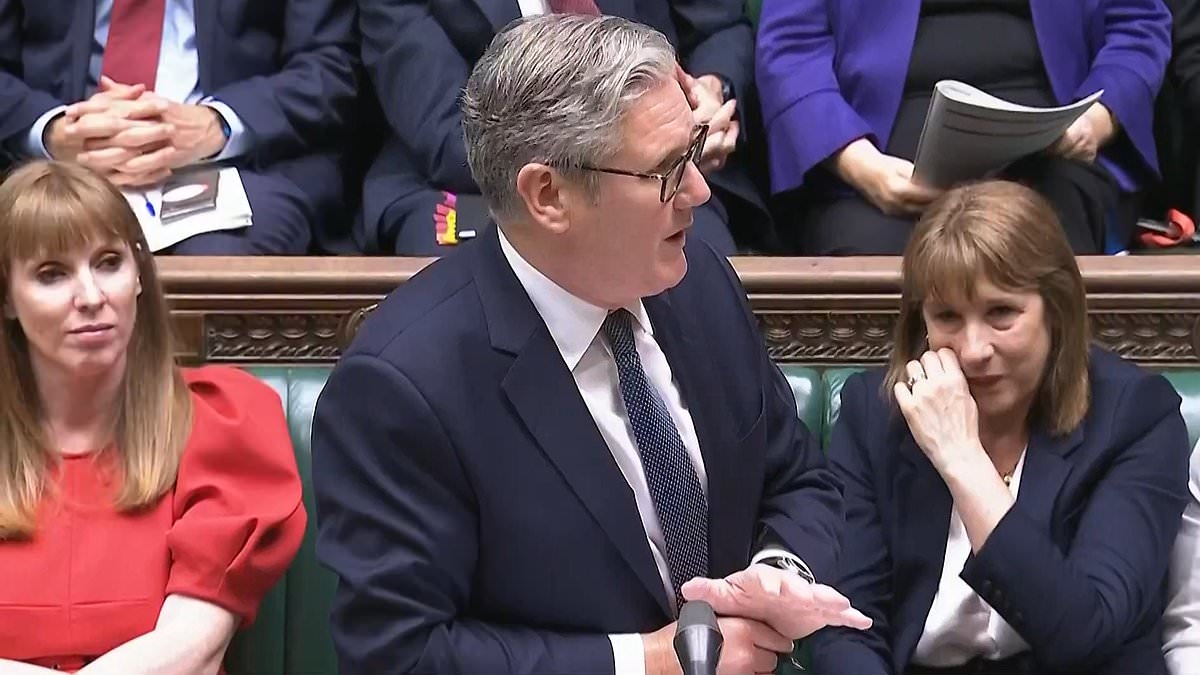 QUENTIN LETTS: Rachel Reeves looked rinsed by dejection. But Sir Keir did not acknowledge her sadness - nor was any sympathy flowing from Angela Rayner