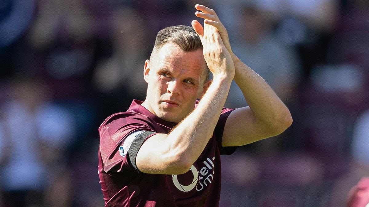 BREAKING NEWS Lawrence Shankland on brink of agreeing new three-year deal to stay at Hearts and join team-mates on pre-season training camp