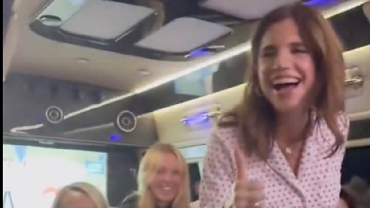 EXCLUSIVE Nancy Mace's overnight 'party bus' antics in pink PJs to rush back for vote on Trump's Big Beautiful Bill