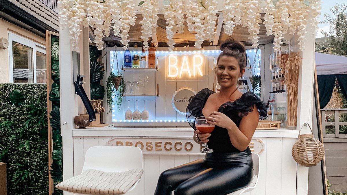 EXCLUSIVE We built a bar in our garden - it saves us £6,000 a year on nights out