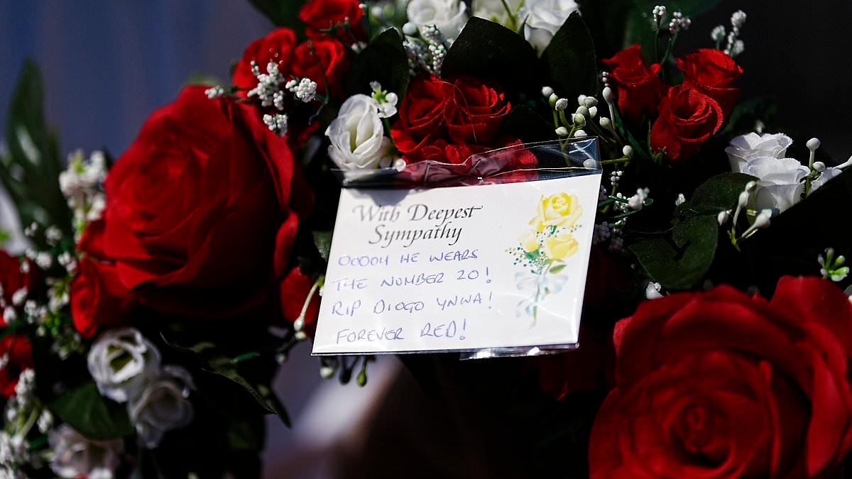 BREAKING NEWS 'Devastated' Liverpool post emotional tribute to Diogo Jota after Reds star dies aged 28 in tragic road crash