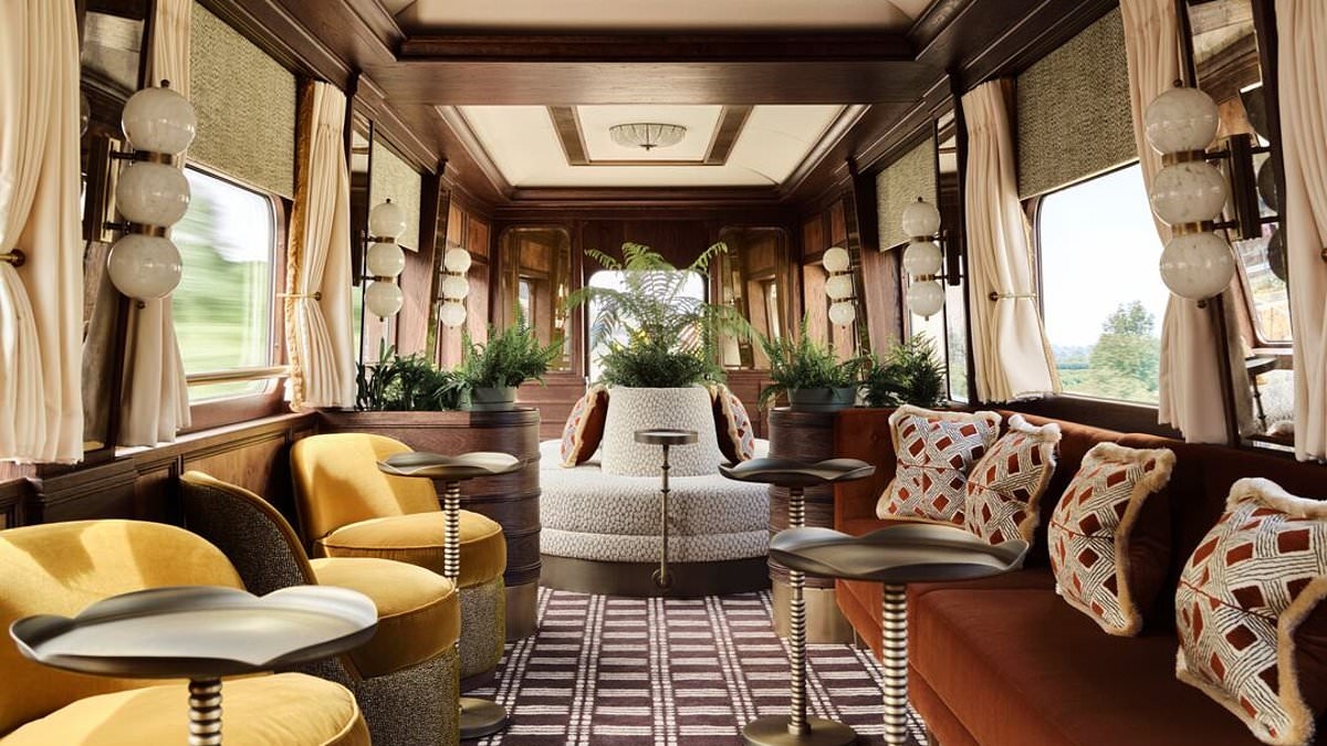 Inside Britain's most expensive train - with Michelin-star meals and on-board spa