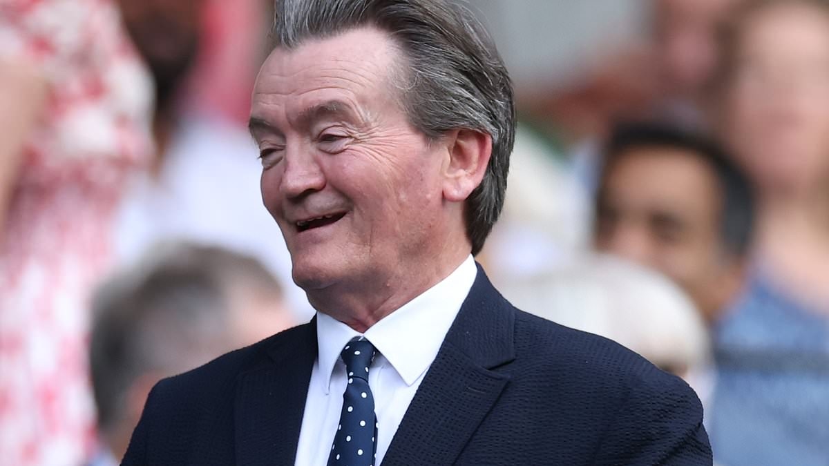 Eighties punk rock icon looks unrecognisable as he joins a star-studded line-up in the Royal Box at Wimbledon - but can YOU guess who it is?