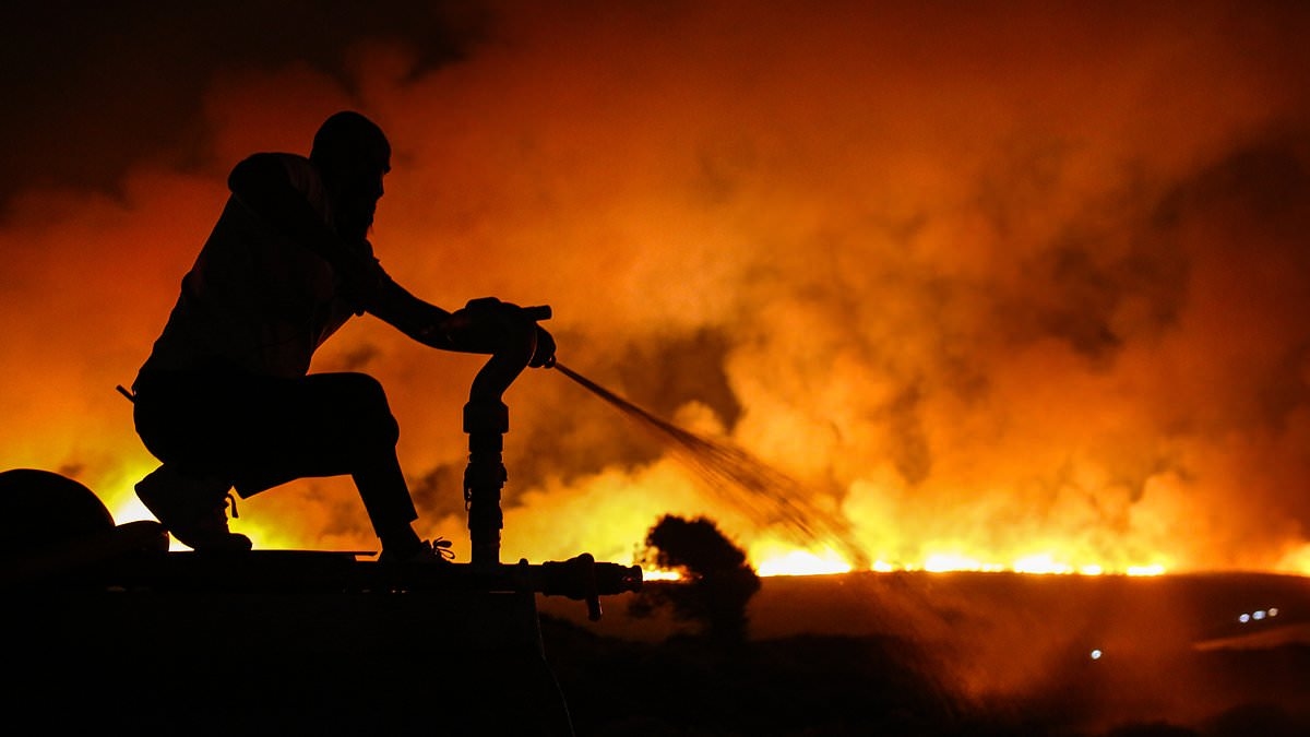 Two dead in Turkey after wildfires ripped through villages and saw 50,000 evacuated as blazes flared in Crete amid Europe's heatwave hell