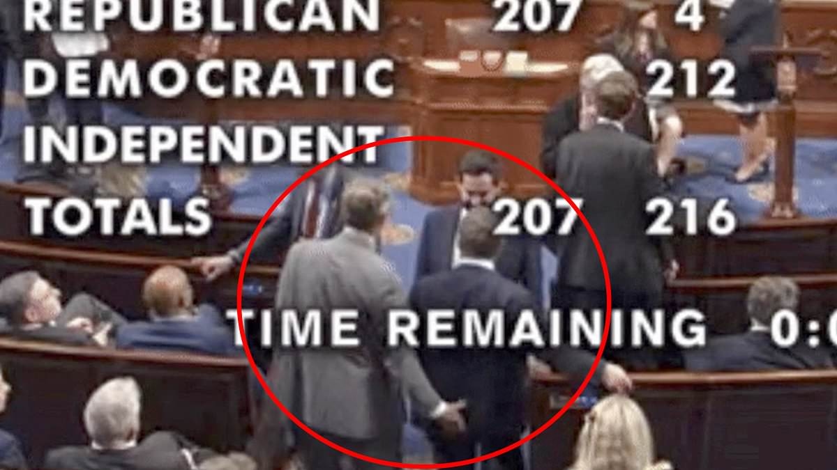 Congressman gropes colleague on House floor during tense vote on Trump's Big Beautiful Bill