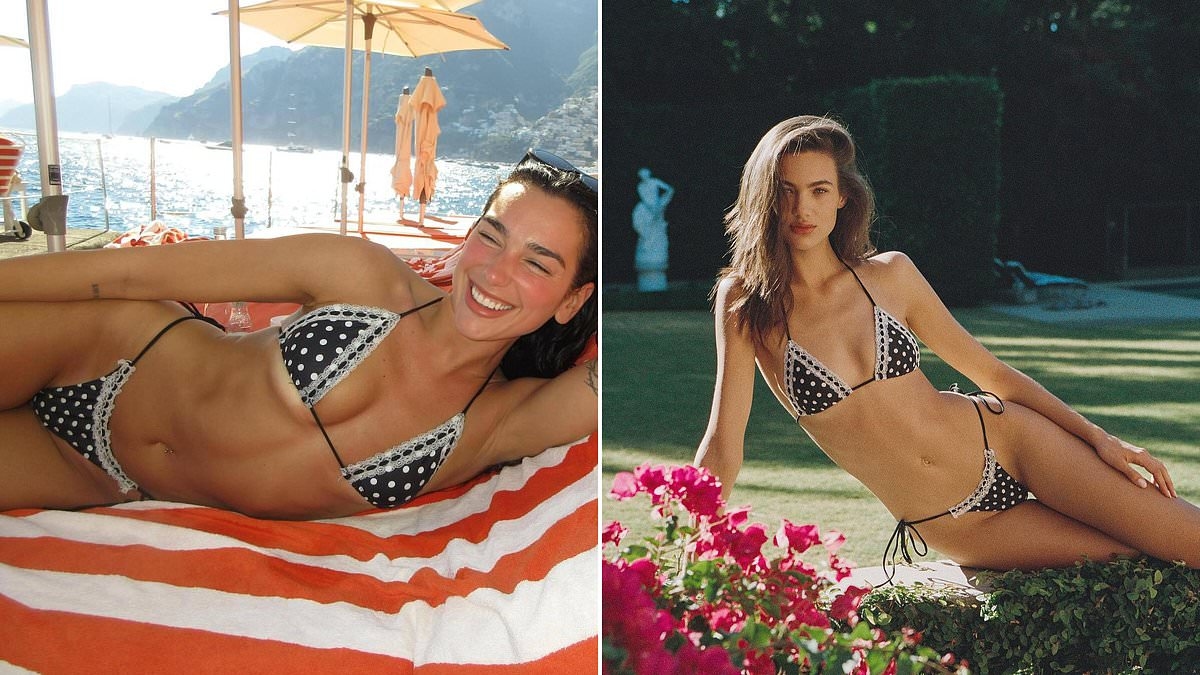 Your new Euro Summer staple: Dua Lipa just rocked the PERFECT Aussie bikini in Italy - and it's just $89