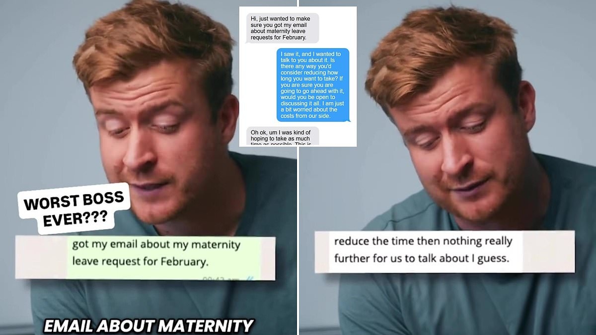 Boss sparks outrage over shocking texts to employee's maternity leave request: 'Is this a joke?'