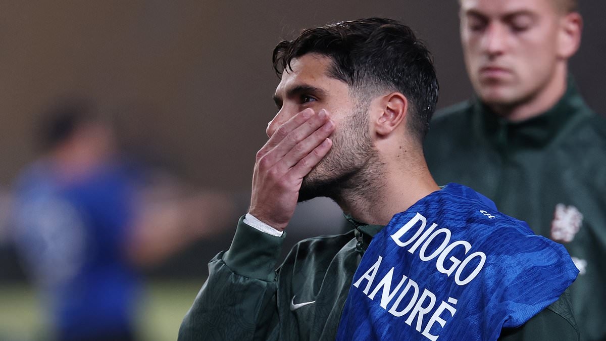 Chelsea's Pedro Neto fights back tears as he pays tribute to friend Diogo Jota at Club World Cup after Liverpool star's tragic death at the age of 28