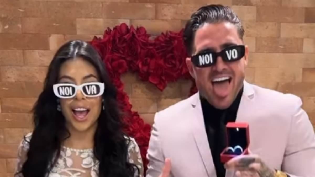BREAKING NEWS Sex offender Stephen Bear, 35, reveals he has married Brazilian girlfriend Miami, 18, as he shares cringeworthy posts - a year after his prison stint for Georgia Harrison revenge porn scandal