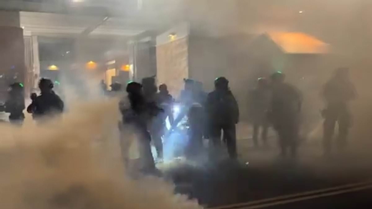 Carnage breaks out at Portland ICE detention center as woke crowd tries to storm holding cells