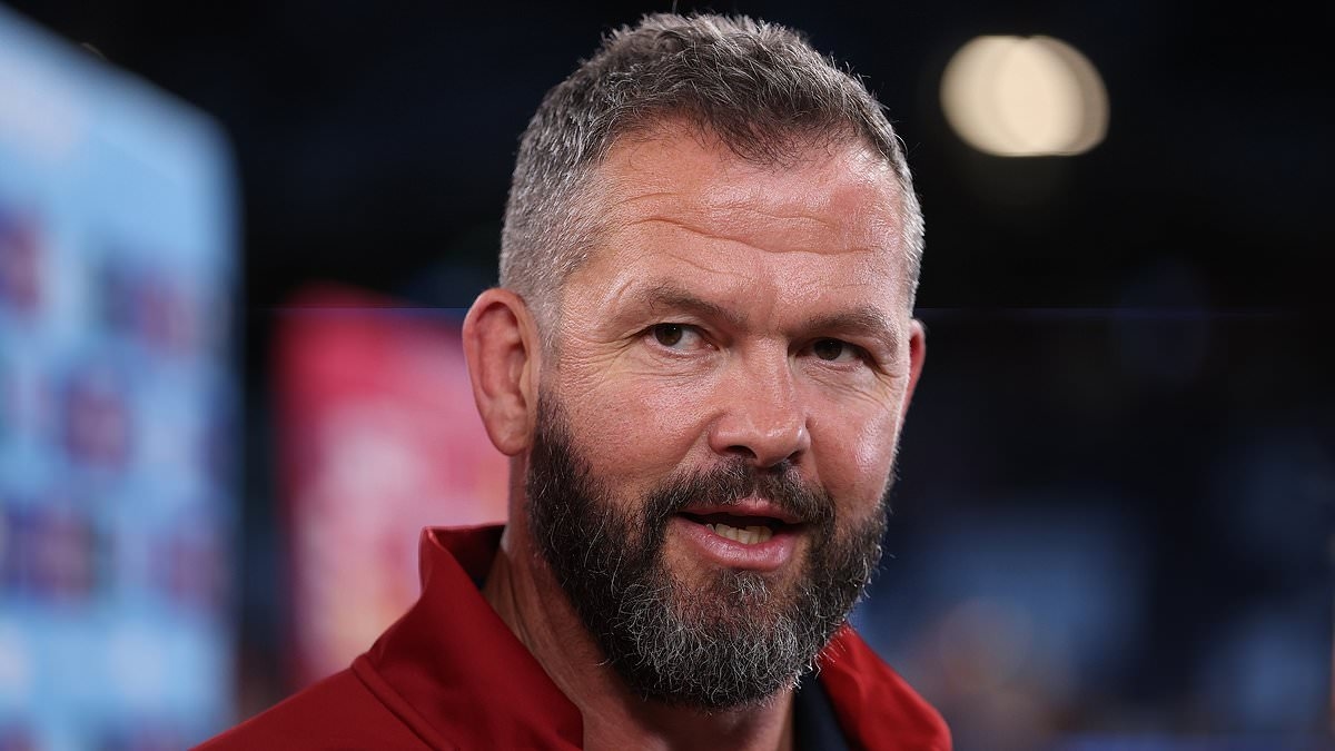 Andy Farrell accuses British & Irish Lions opponents of OVER-WATERING the pitch - despite Sydney being hit by a 'weather bomb'