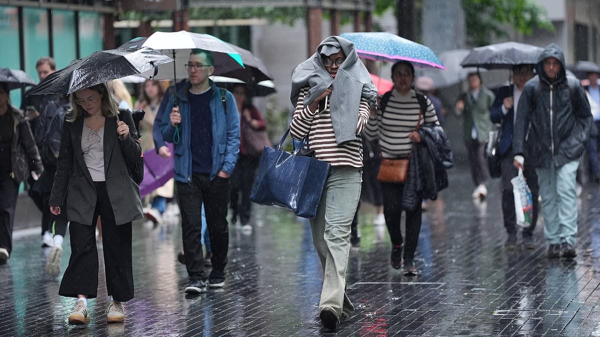 Met Office issues THUNDERSTORM warning as maps reveal areas facing lightning and floods