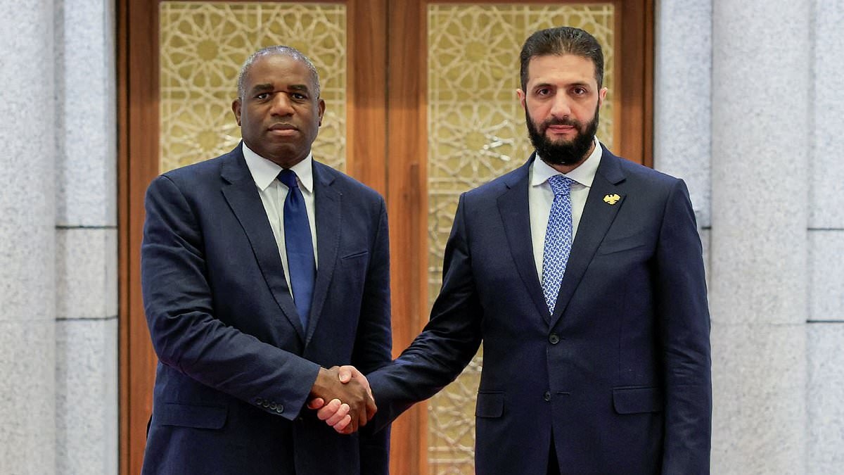 David Lammy to pledge £94.5 million aid package in support of Syria's new government in first trip by UK minister for 14 years