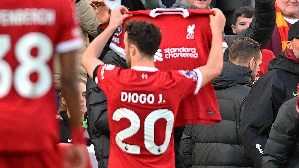 Jude Bellingham, Diego Maradona... and Bobby Moore: Seven times a club's shirt number has been RETIRED as Liverpool fans call for tribute to Diogo Jota's No 20