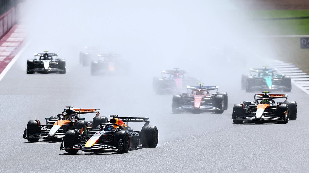 BREAKING NEWS CHAOS in the British Grand Prix: Three drivers are forced to retire in opening laps and virtual safety car is deployed after crash at treacherous Silverstone